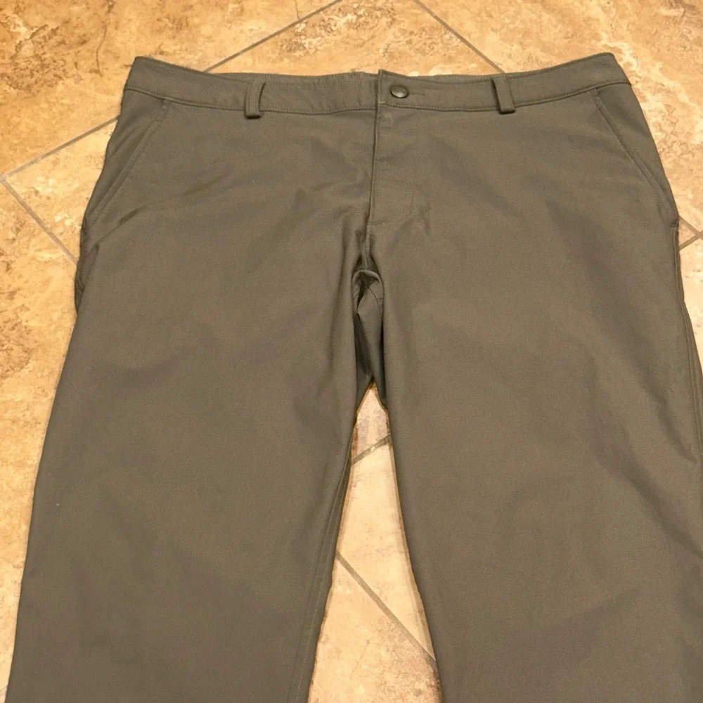The North Face Mens 36 Regular Olive Green Hiking Outdoor Pants Khaki Trousers